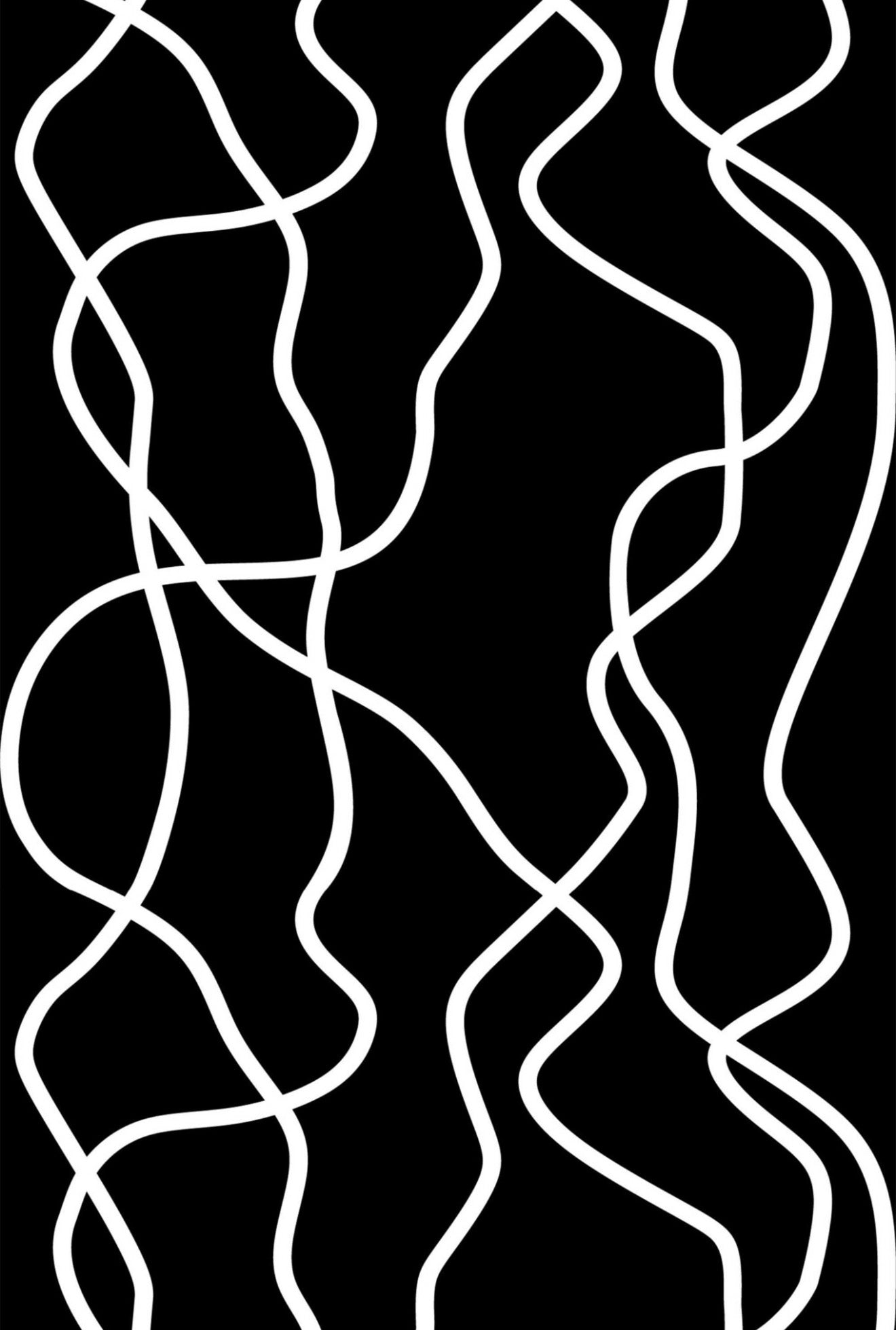 Black and white squiggles