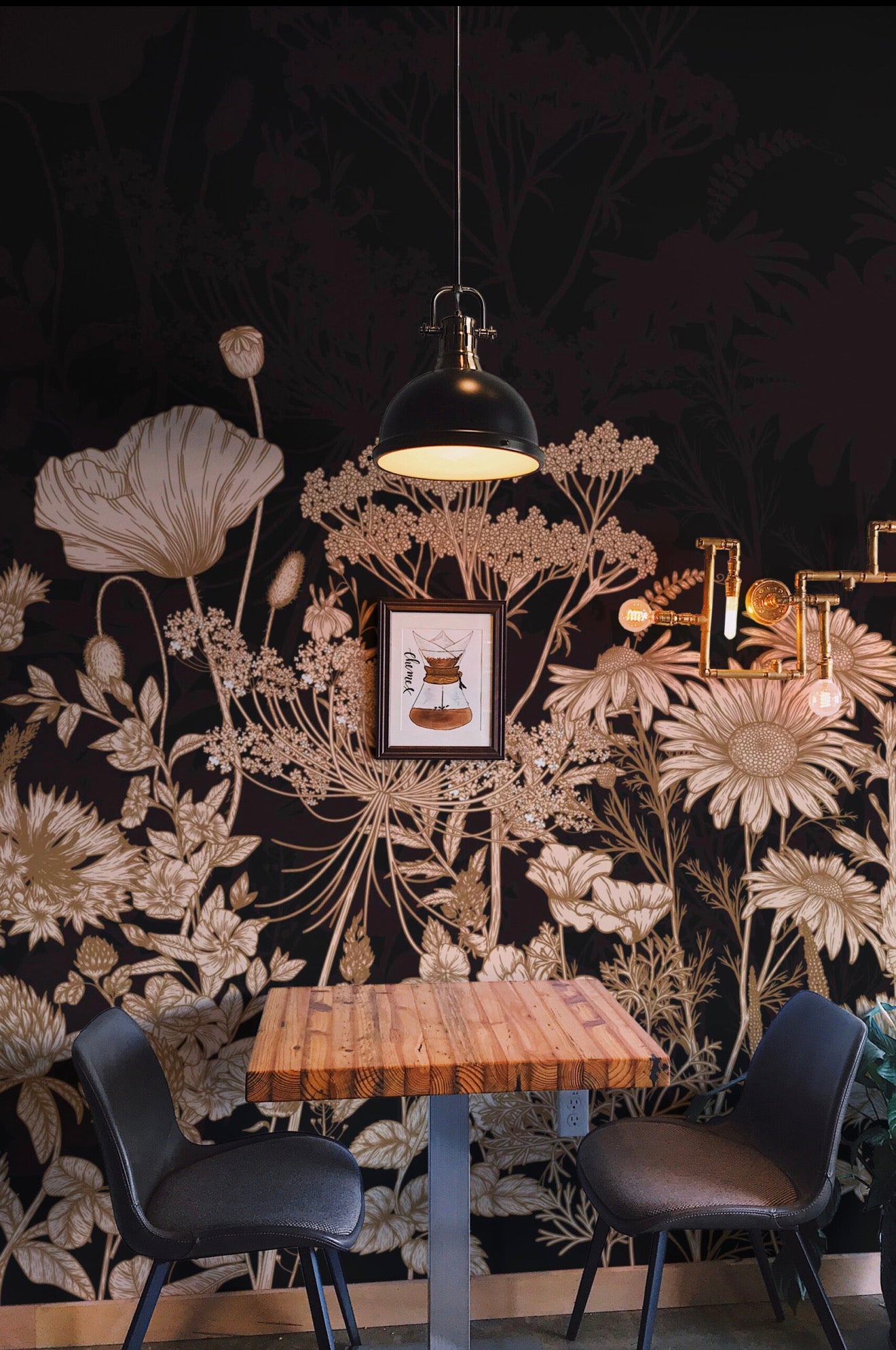 Midnight wildflowers