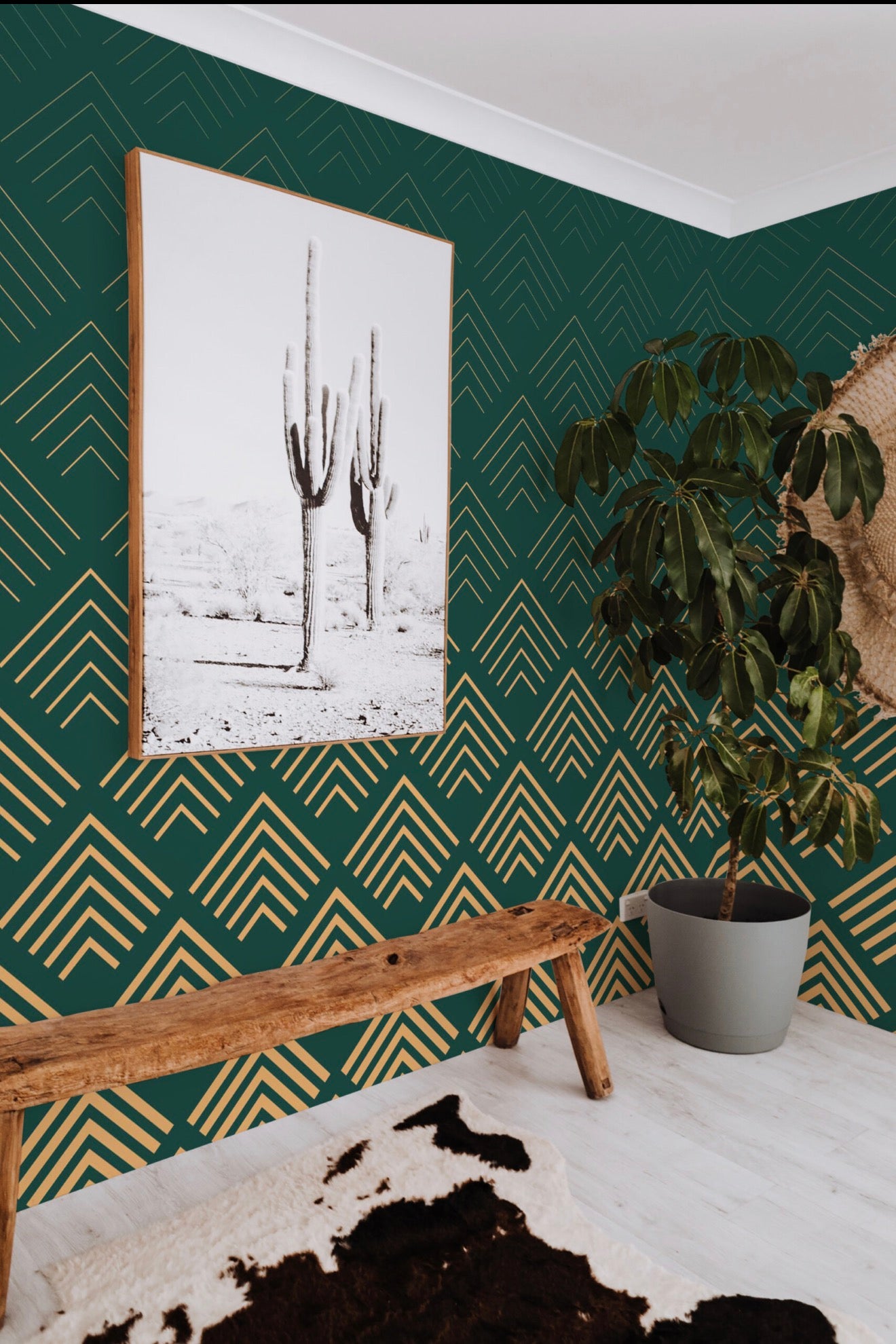 Golden green harmony